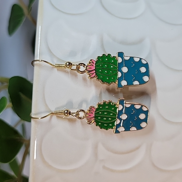 Jewelry - Cactus Cutie Drop Earrings